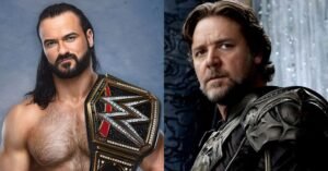 Russell Crowe and Drew McIntyre