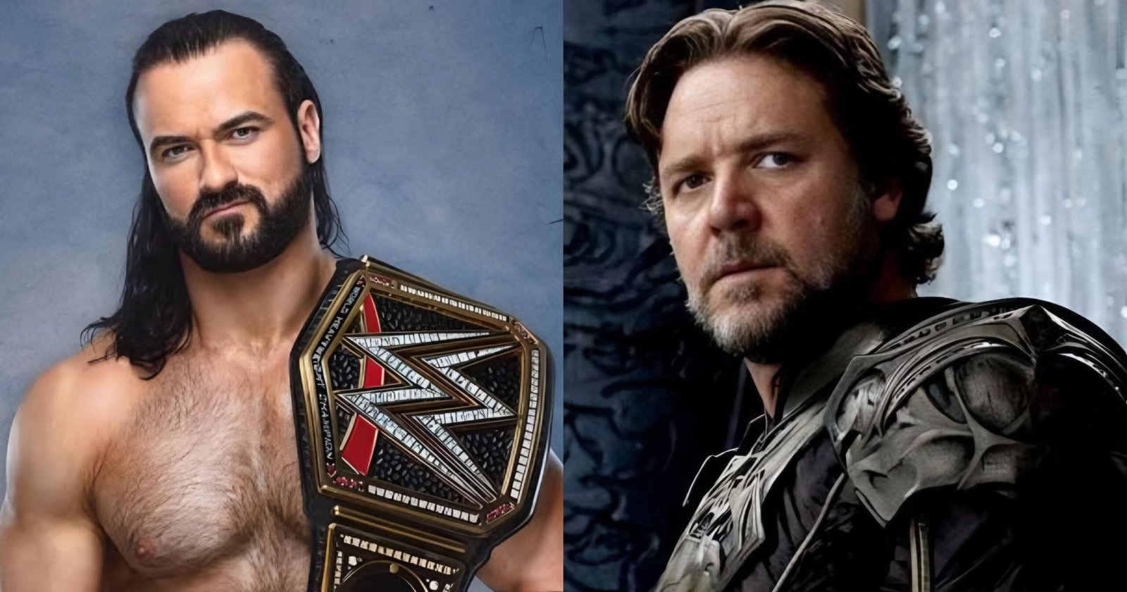 Russell Crowe and Drew McIntyre