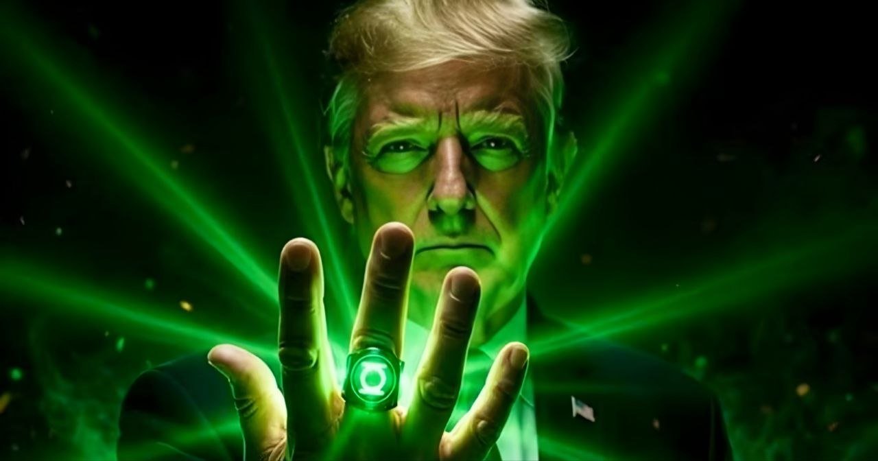 Donald Trump Green Lantern Video